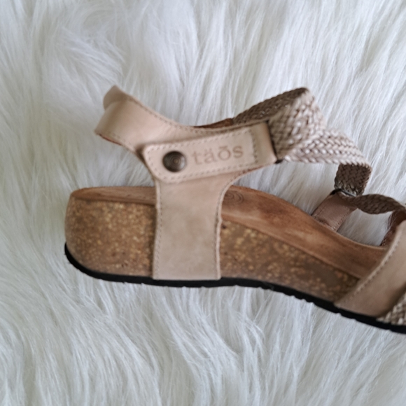 Taos tan leather sandals - Picture 5 of 15
